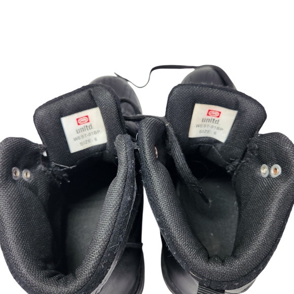 Ecko Unlimited Black Kids Youth Boots Size 6 Lace Up - Picture 11 of 13